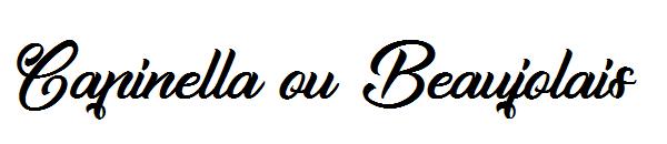 Capinella ou Beaujolais字体