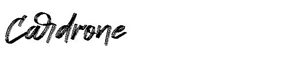 Cardrone字体