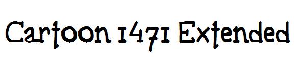 Cartoon 1471 Extended字体