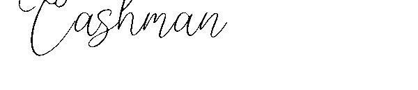 Cashman字体