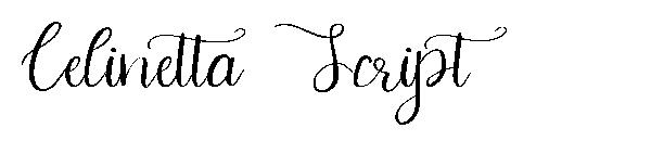 Celinetta Script字体