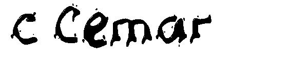 c Cemar字体
