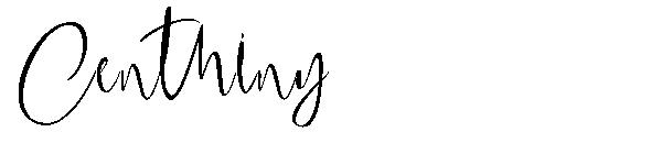 Centhiny字体