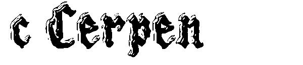 c Cerpen字体