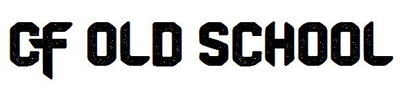 CF Old School字体