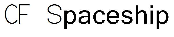 CF Spaceship字体