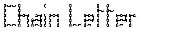 Chain Letter字体