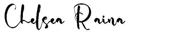 Chelsea Raina字体