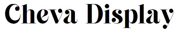 Cheva Display字体