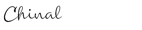 Chinal字体
