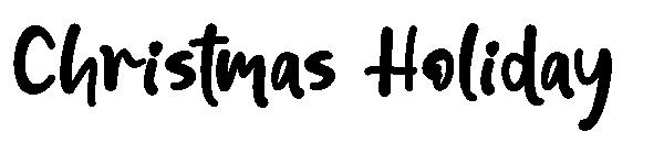 Christmas Holiday字体