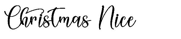 Christmas Nice字体