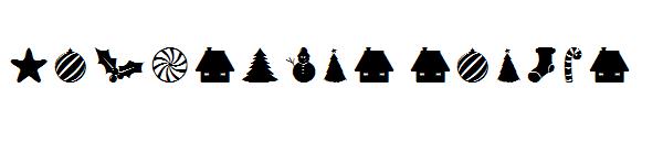 Christmas Shapes字体