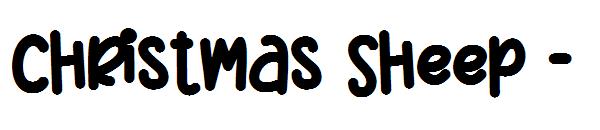 Christmas Sheep -字体