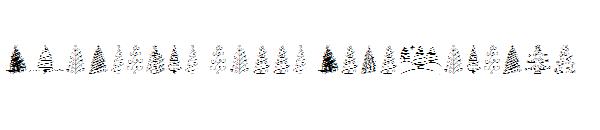 Christmas Trees Celebration字体