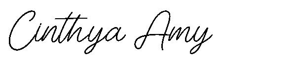 Cinthya Amy字体