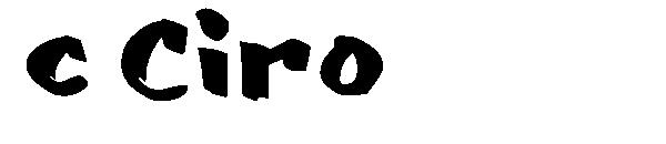 c Ciro字体