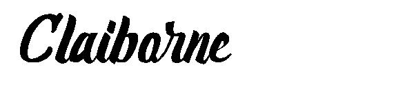 Claiborne字体