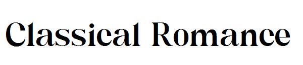 Classical Romance字体