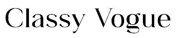 Classy Vogue字体