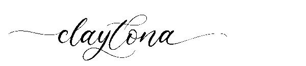 claytona字体