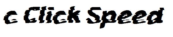 c Click Speed字体