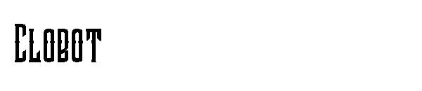 Clobot字体