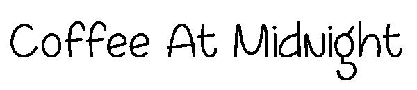 Coffee At Midnight字体