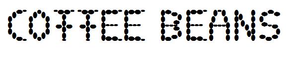coffee beans字体