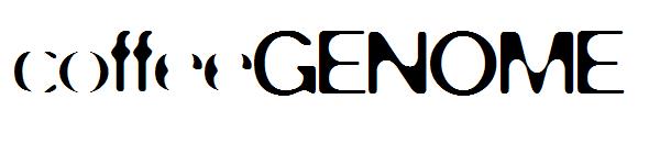 coffeeGENOME字体