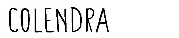 Colendra字体