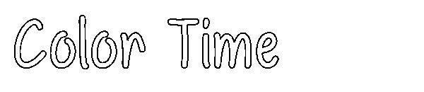 Color Time字体