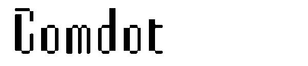 Comdot字体