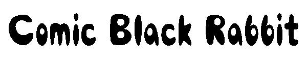 Comic Black Rabbit字体