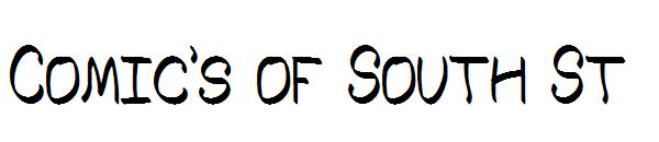 Comic's of South St字体