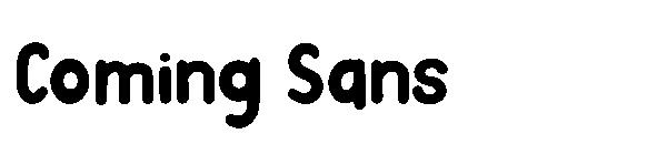 Coming Sans字体
