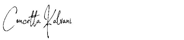 Concetta Kalvani字体