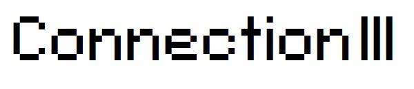 Connection III字体