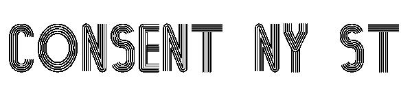Consent Ny St字体