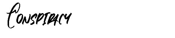 Conspiracy字体