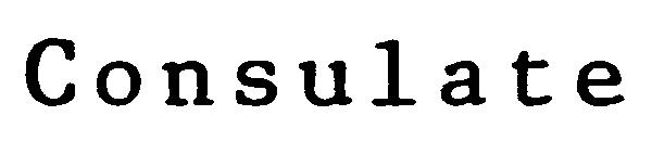Consulate字体