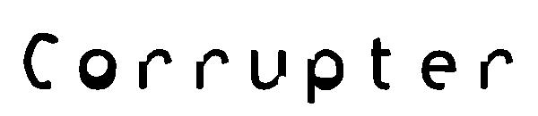 Corrupter字体