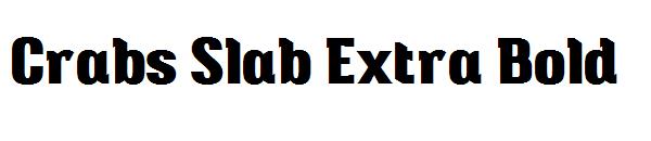 Crabs Slab Extra Bold字体