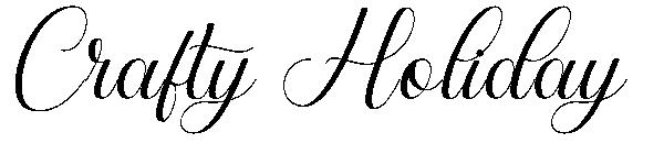 Crafty Holiday字体