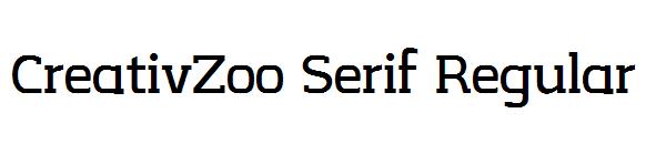 CreativZoo Serif Regular字体