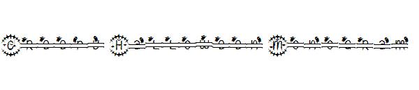 Creepy Halloween Monogram字体