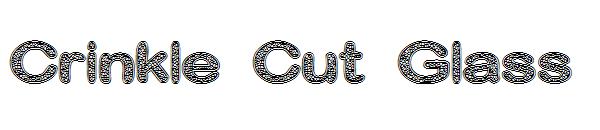 Crinkle Cut Glass字体