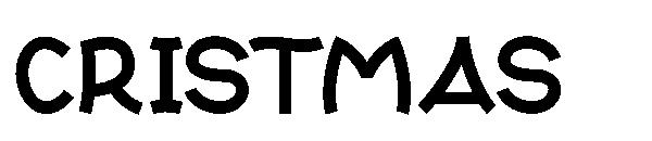 CRISTMAS字体