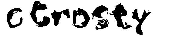 c Crosty字体