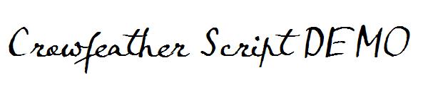 Crowfeather Script DEMO字体